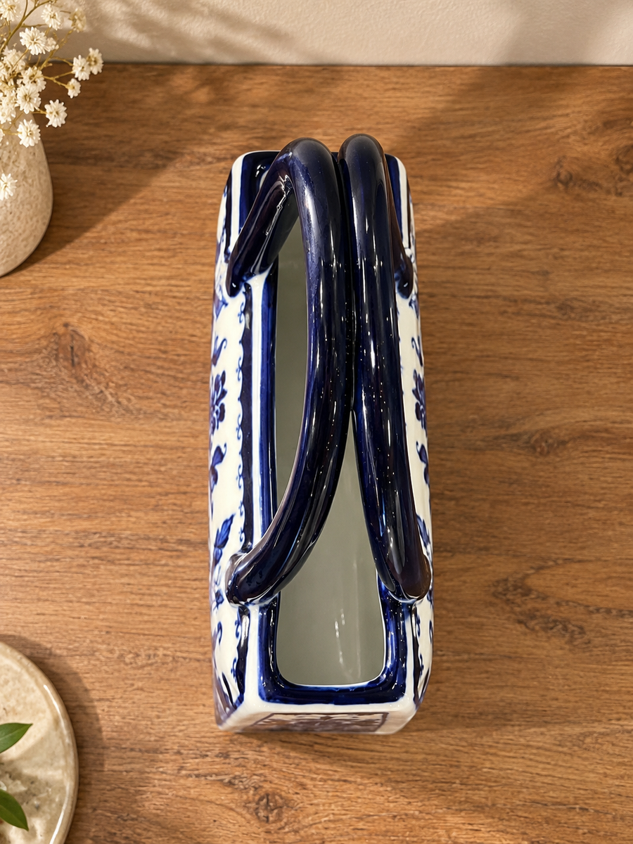 Ceramic Hand Bag Vase