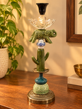 Elephant & Cactus Eclectic Candle Holder