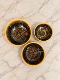 Carney Yellow Bowl Set