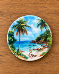 Goa Themed Beach Fridge Magnet | Bottle Opener | Souvenier From Goa