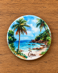 Goa Themed Beach Fridge Magnet | Bottle Opener | Souvenier From Goa