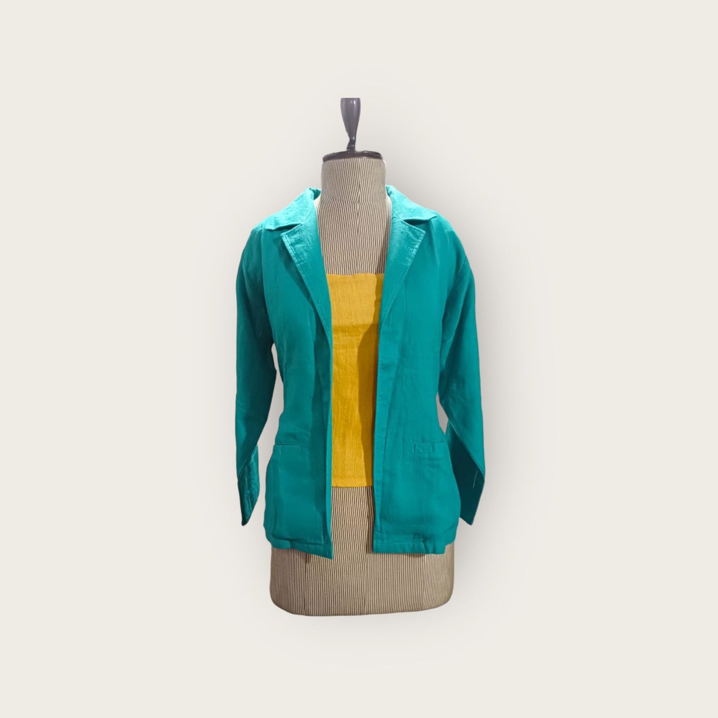 BELL BLAZER  [AQUA BLUE]