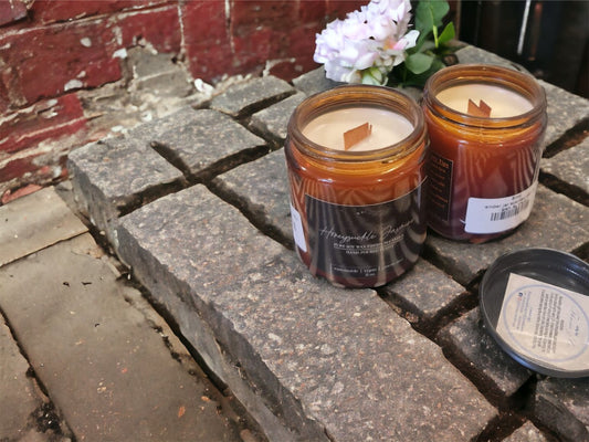 AMBER JAR SCENTED CANDLE