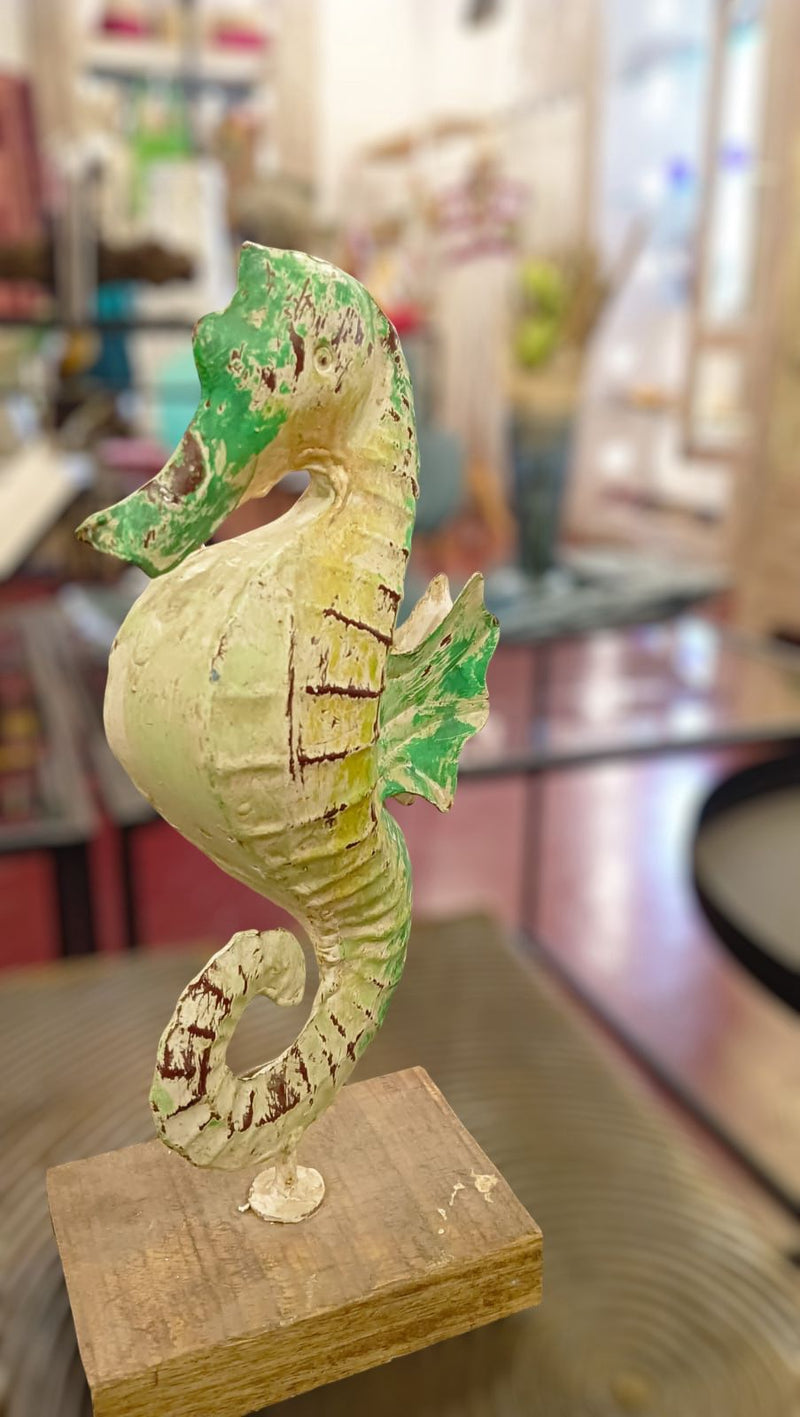 Iron Sea Horse Small Green
