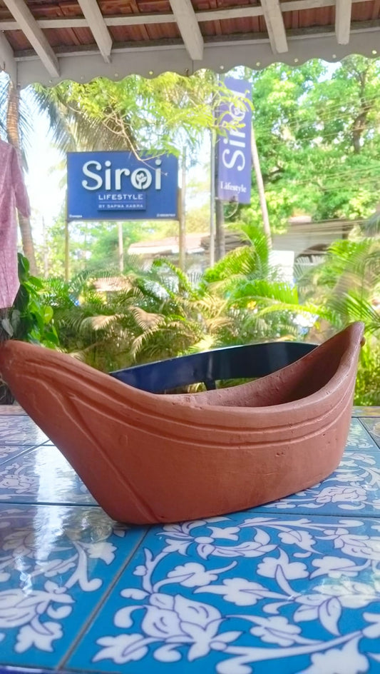 Terracotta Boat Planter