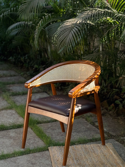 Cane Brown Chair