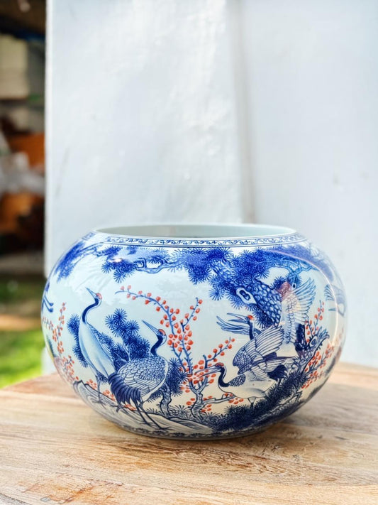 Blue Pottery Vase