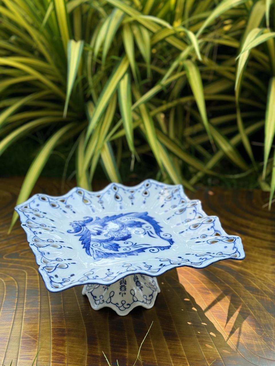 Cake stand Blue Pottery