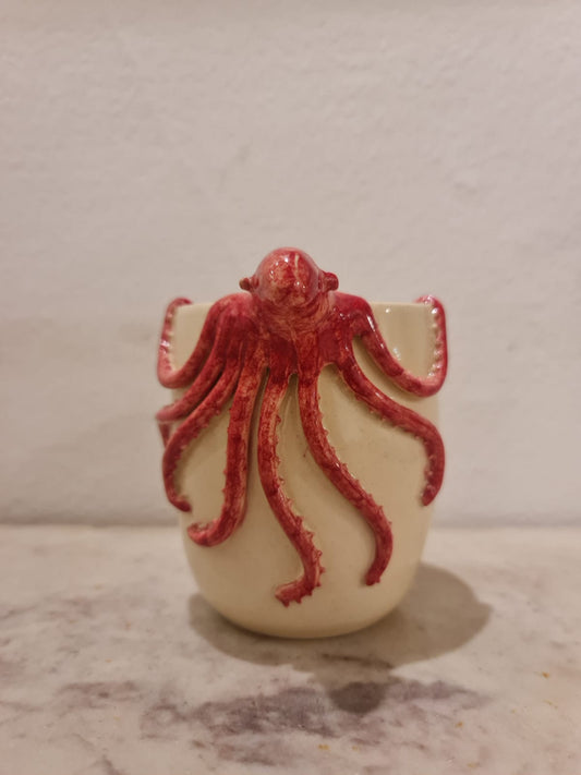 Coffee Mug of Octopus RED