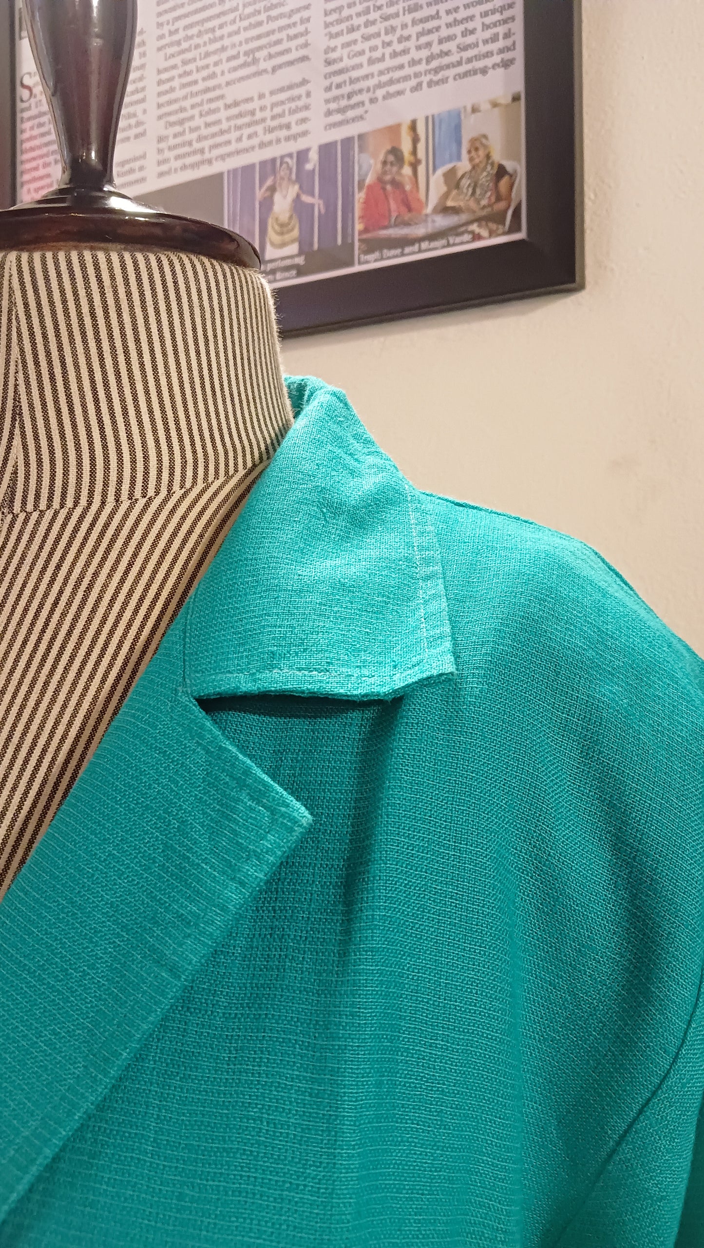 BELL BLAZER  [AQUA BLUE]