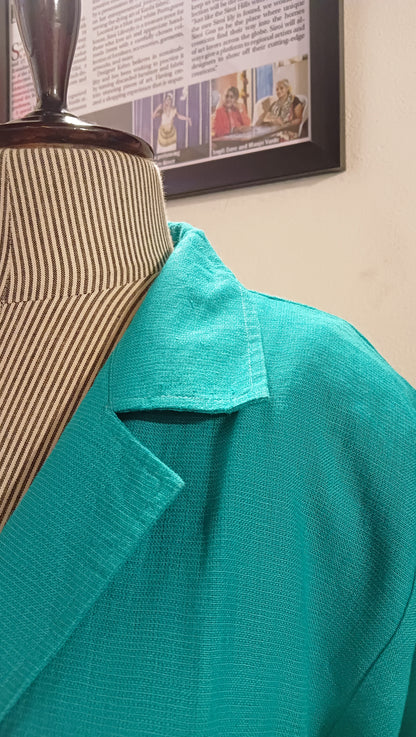 BELL BLAZER  [AQUA BLUE]