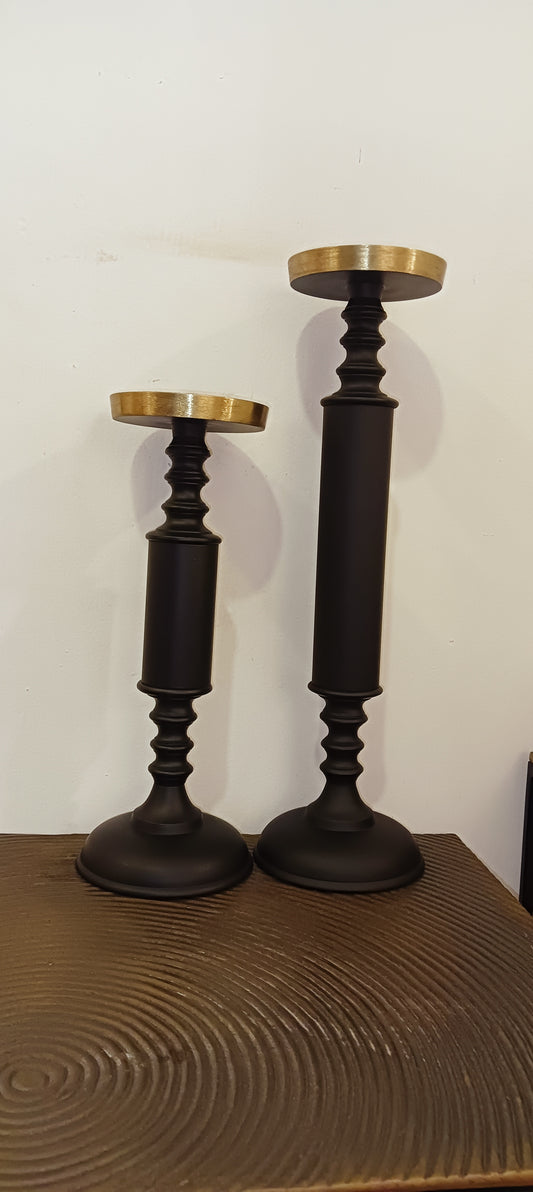 Matt Black Candle Stand {Big&Small}