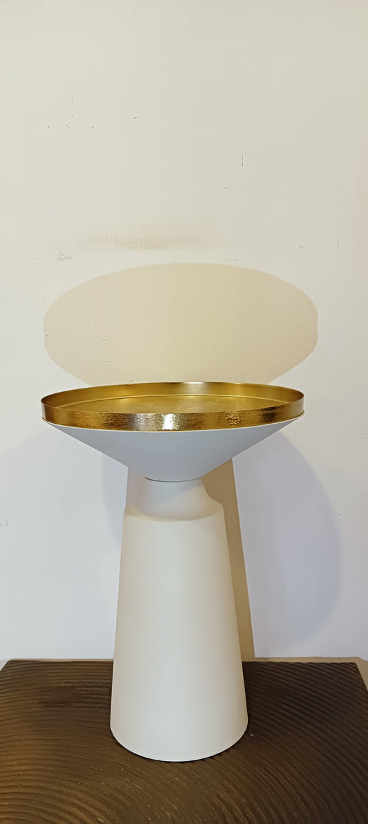 Cup White Candle Stand