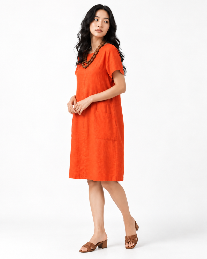 Coral Sadie Dress