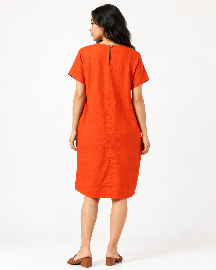 Coral Sadie Dress