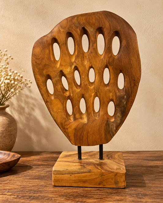 Honeycomb Wooden Showpiece