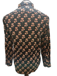 Midnight Bloom Cotton Shirt