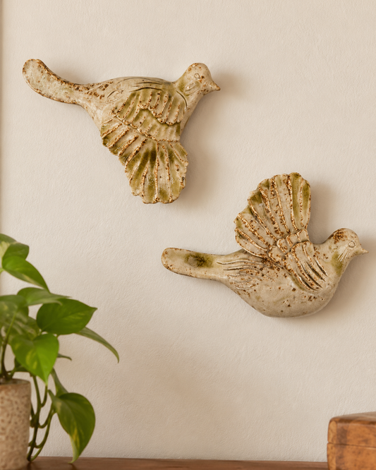 Ceramic Bird Wall Hanging