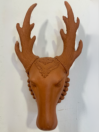 Terracotta Deer Head