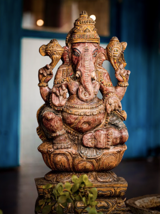 Antique Ganesha Orange