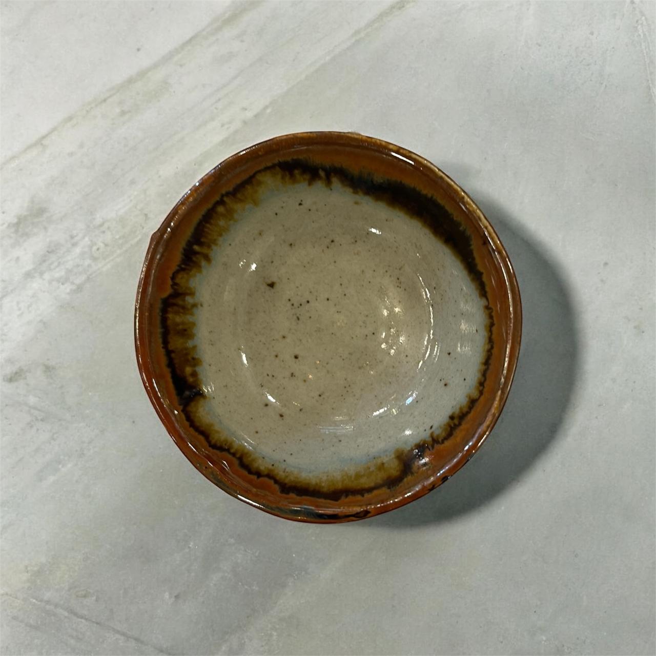 Ceramic chutney bowl.