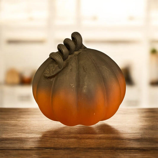 Smoked glass pumpkin