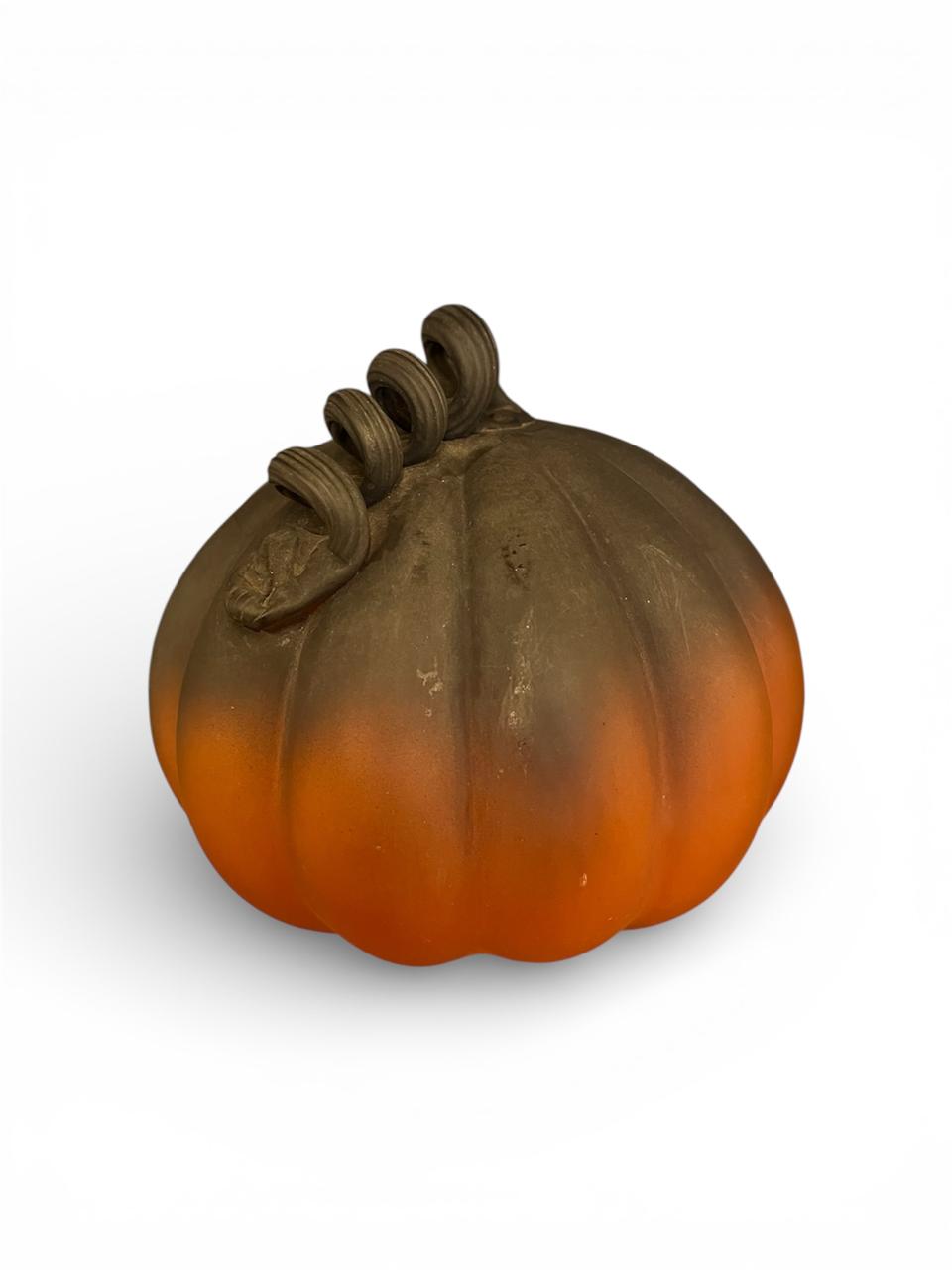 Smoked glass pumpkin