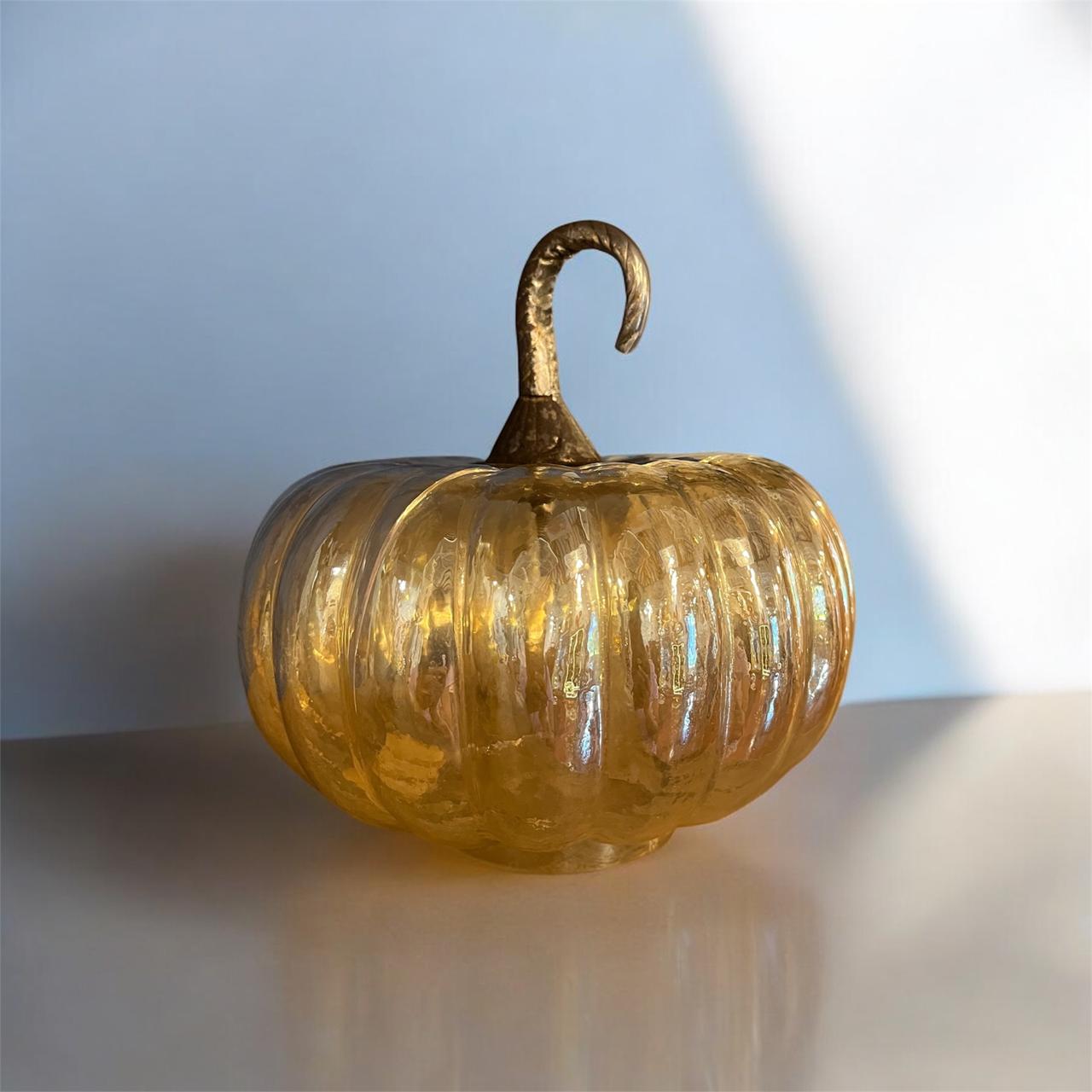 Glass pumpkin
