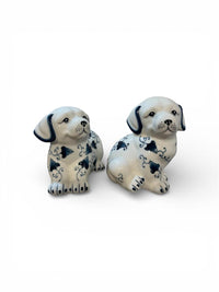 Ceramic Puppy Pair.
