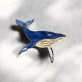 Ceramic Whale Magnet