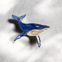 Ceramic Whale Magnet