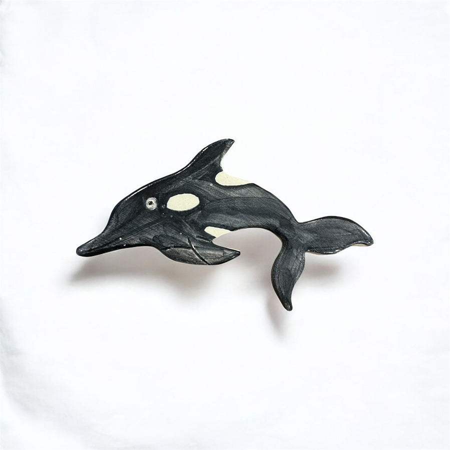 Black Killer Whale Magnet.