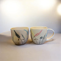 Hand-carved coffee mug.
