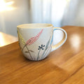 Hand-carved coffee mug.