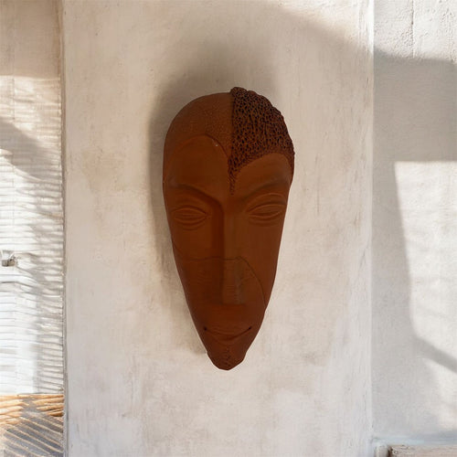 Terrecotta Mask Wall Art