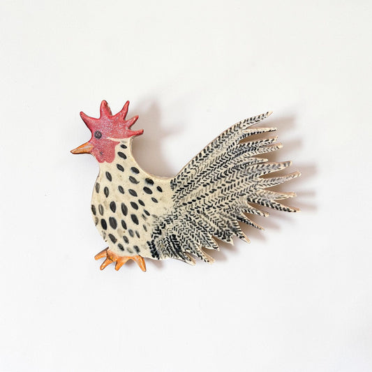Ceramic Rooster Wall Art.