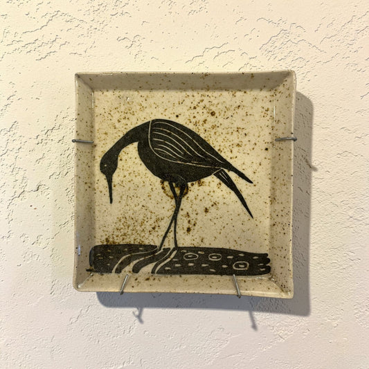 Crane wall art.