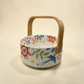 Nordic Bloom ceramic Basket