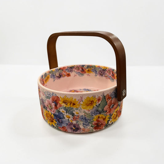 Vintage Blossom Basket