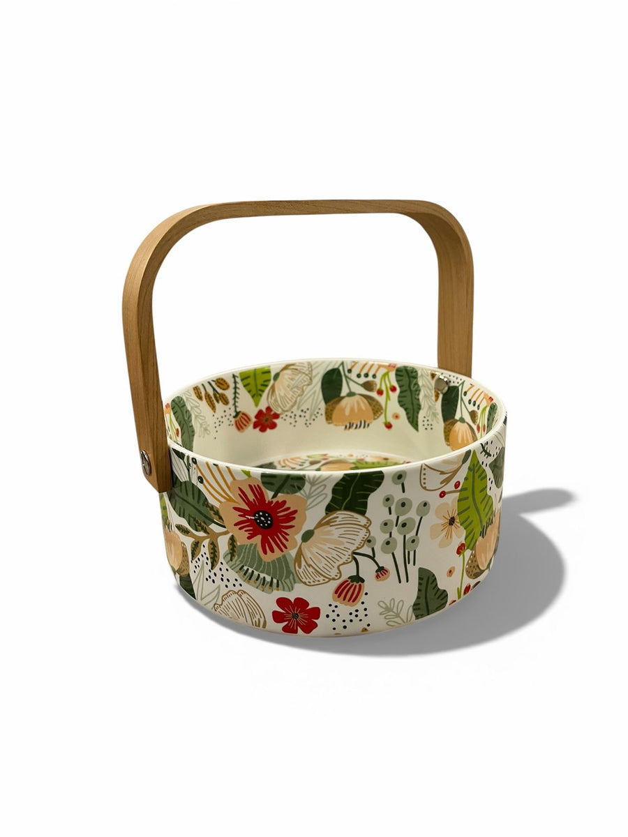 Meadow Bloom ceramic Basket