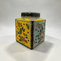 Colorful Butterfly Ceramic Jar