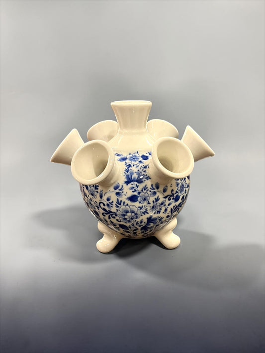 Blue Ceramic Tulip vase