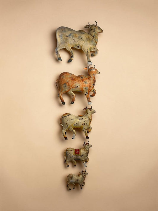 Rustic Heritage Cow Wall Décor Set