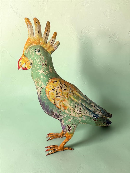 Vintage Crown Bird Décor