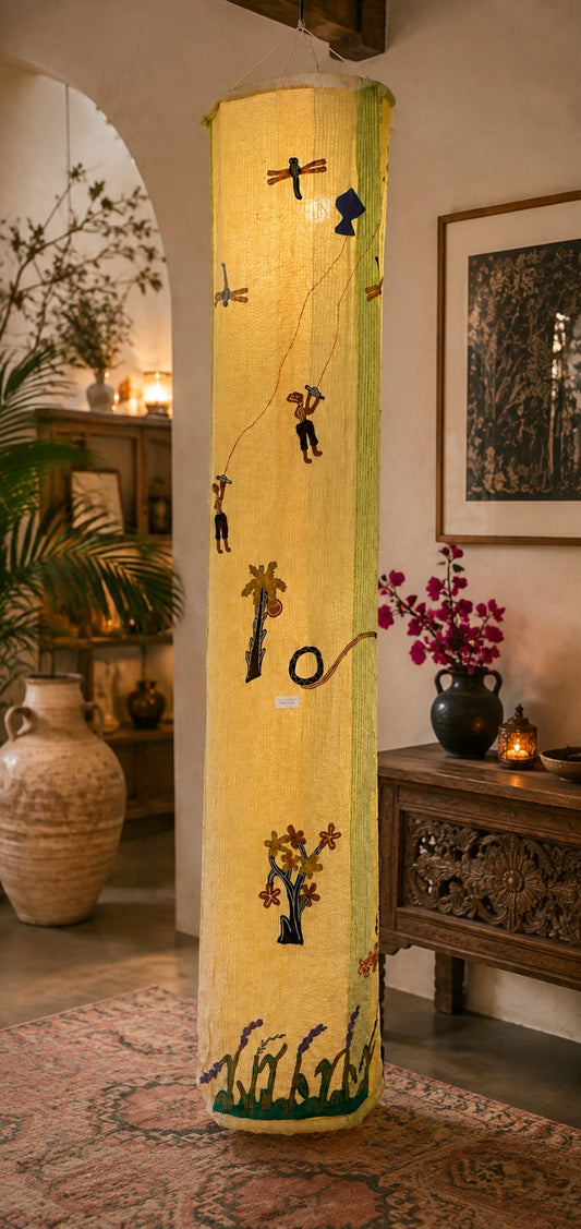 Fabric Hanging Lamp
