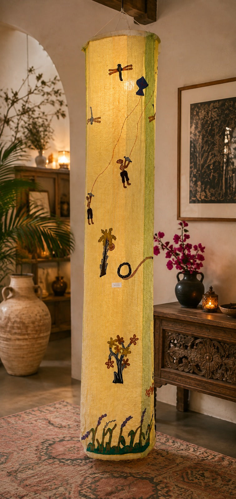 Fabric Hanging Lamp