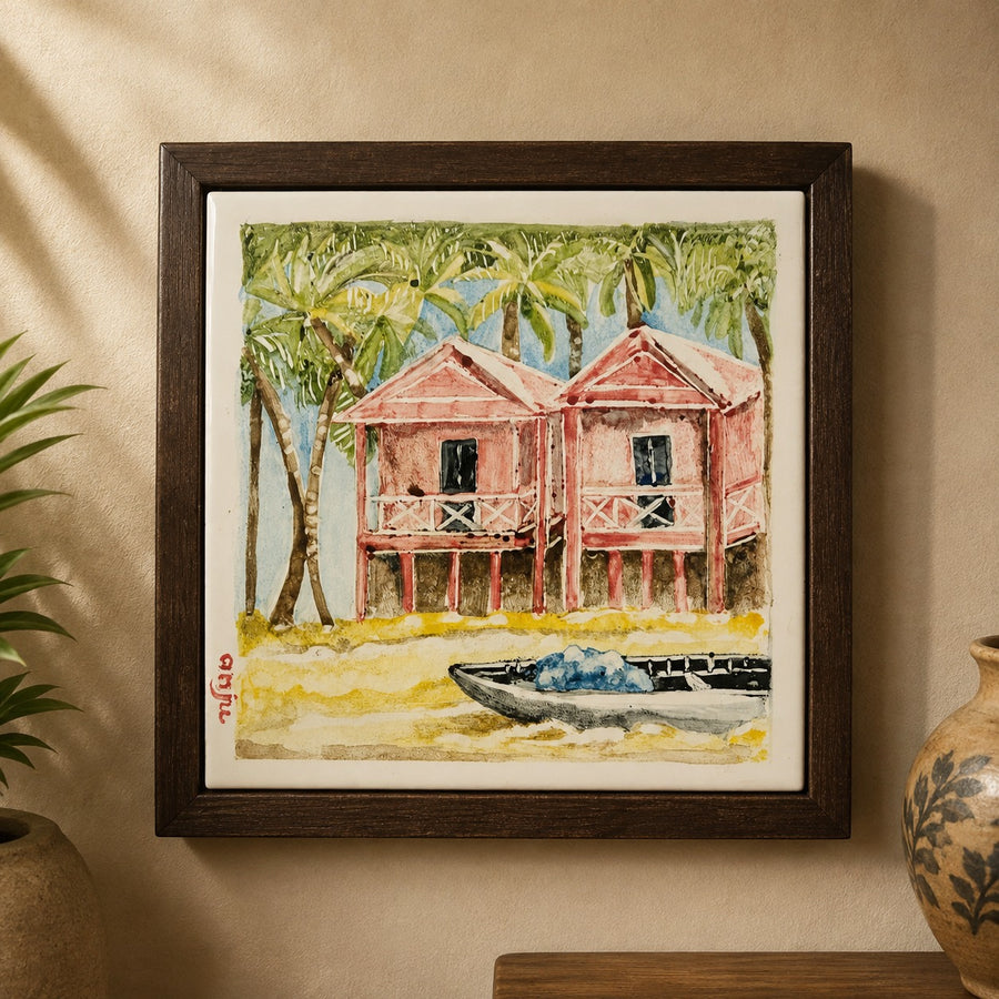 Heritage Hand-Painted Tile Frame