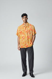 Saffron Garden Cotton Shirt