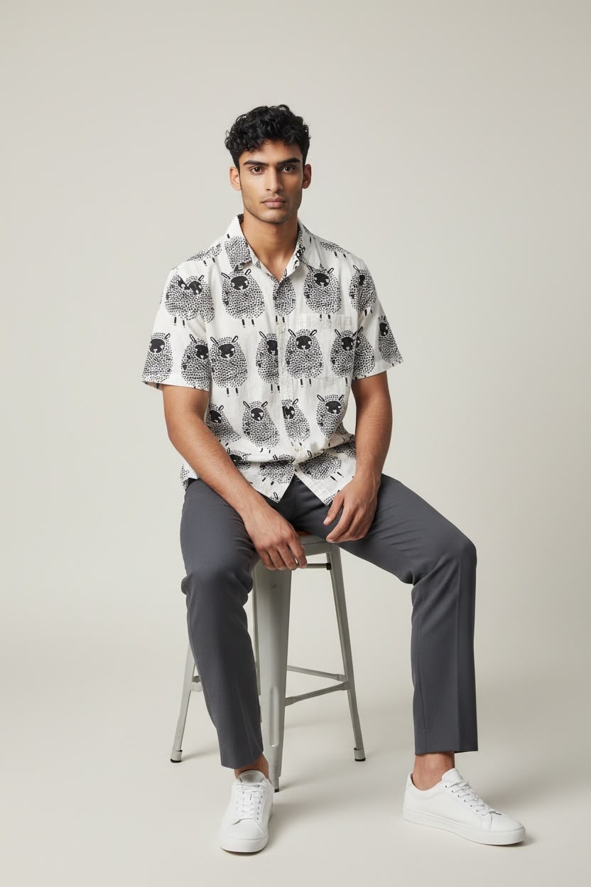 Meadow Sheep Cotton Shirt