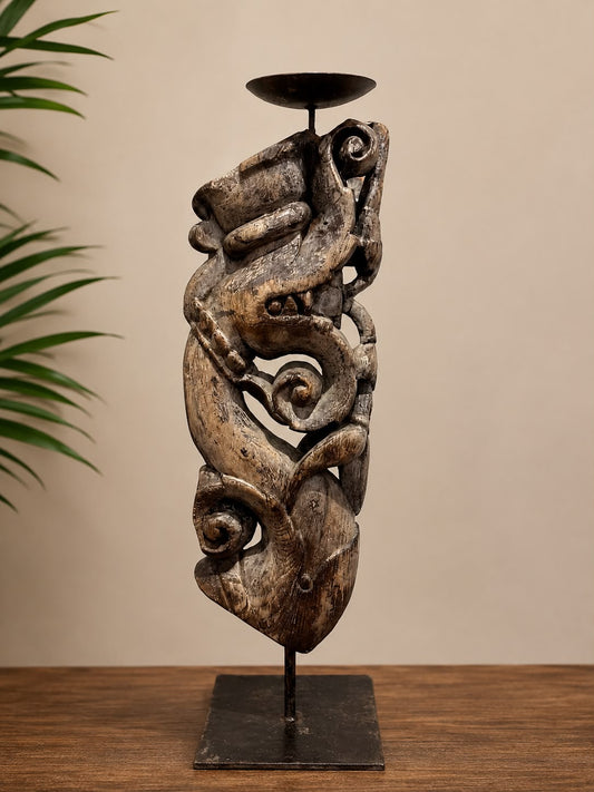 Antique Wooden Bracket with Stand